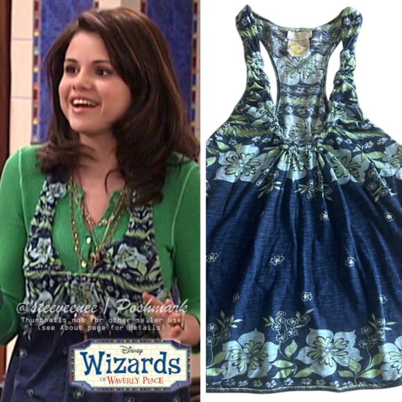 Free People Floral Racerback Tank ASO Alex Russo - Picture 1 of 9